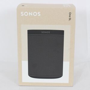 0813-4 BC 新品未使用・8月から1年間のメーカー保証付 SONOS One SL ブラック ONESLJP1 WiFI対応スピーカー/Apple AirPlay 2対応