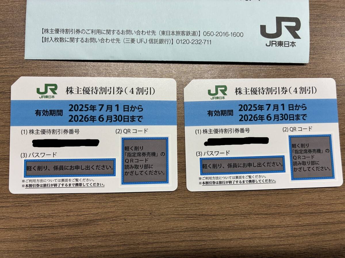 JR東日本　株主優待　2枚 Yahoo!オークション -「jr東日本 株主優待券 2枚」の落札相場