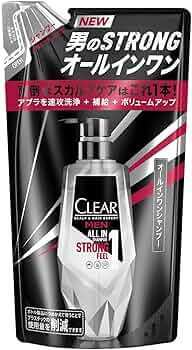 クリアフォーメン オールインワンシャンプー ストロングフィール つめかえ用 スカルプケア 頭皮ケア メンソール CLEARクリア 詰め替え用