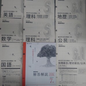 2024年7月実施 進研模試 総合学力記述模試 ベネッセ 書き込みなし