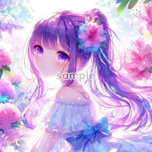 A3 350dpi 美少女ドレス オリジナル絵イラスト著作権フリー画像素材 284P Girl dress Original picture image material copyright free