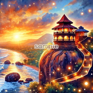 A3 350dpi スリランカ オリジナル絵イラスト著作権フリー画像素材 160P Sri Lanka Original picture image material copyright free