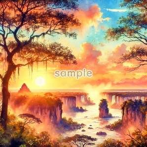 A3 350dpi パラグアイ オリジナル絵イラスト著作権フリー画像素材 150P Paraguay Original picture image material copyright free