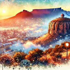 A3 350dpi 南アフリカ共和国 オリジナル絵イラスト著作権フリー画像素材 140P Republic of South Africa Original picture image material