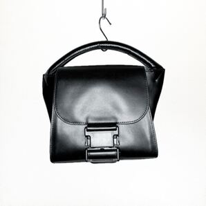 ZUCCa Buckle Bag バックルバッグ 黒 フェイクレザー