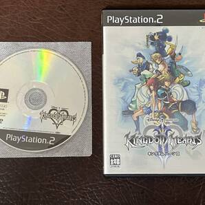 ★ 送料無料 PS2 RPG キングダムハーツ ★ KINGDOM HEARTS 1 + 2 動作確認済 付属品は写真参照 ★