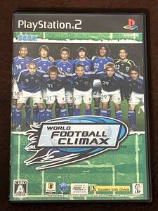 ★ 送料無料 PS2 サッカー ★ ワールド フットボール クライマックス WORLD FOOTBALL CLIMAX 日本代表パッケージ版 動作確認済 説明書付き