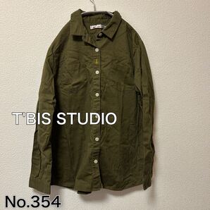 送料無料 匿名配送 T'BIS STUDIO 長袖シャツ