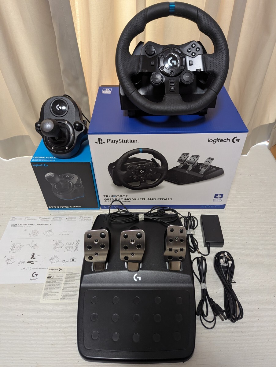 【美品・使用少】Logicool G923 ハンコン シフター セット logicool Logicool G ロジクール G29 G923 ハンコン シフター