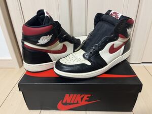NIKE AIR JORDAN 1 RETRO HIGH OG US11 1/2 29.5cm ジムレッド コーヒー染め加工
