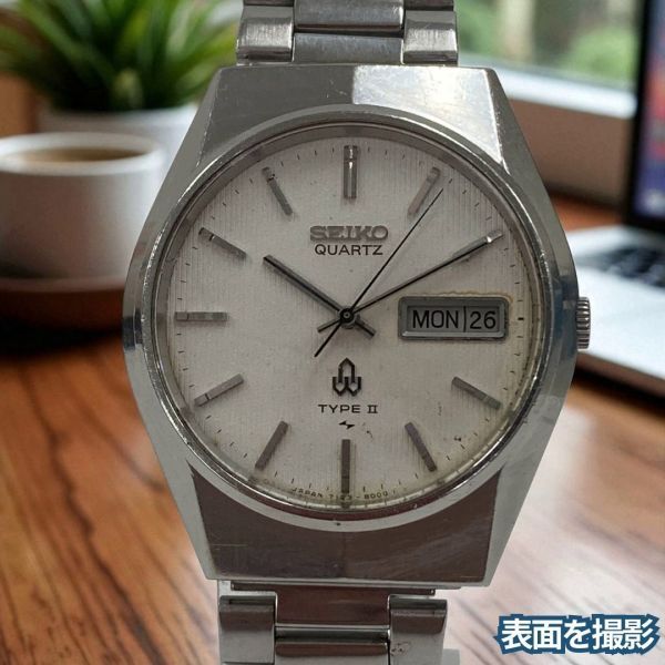 SEIKO TYPE II 7123-503B 70〜80年製 クォーツ 腕時計 SEIKO セイコー TYPEⅡ タイプツー 7123-7070 デイデイト