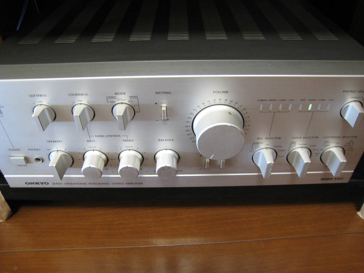 整備済 程度良 ONKYO オンキョー プリメイン Integra A-810 ハギー様専用整備済 程度良 ONKYO オンキョー Integra A-810