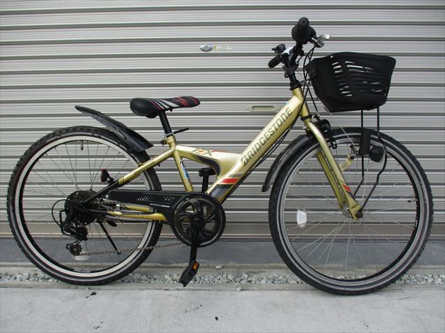 自転車　24インチ　ジュニアシティ　富山　引き取り　子供　女の子　中古美品 メーカ直送】折り畳み自転車 子供用 女の子 ジュニアサイクル 24インチ