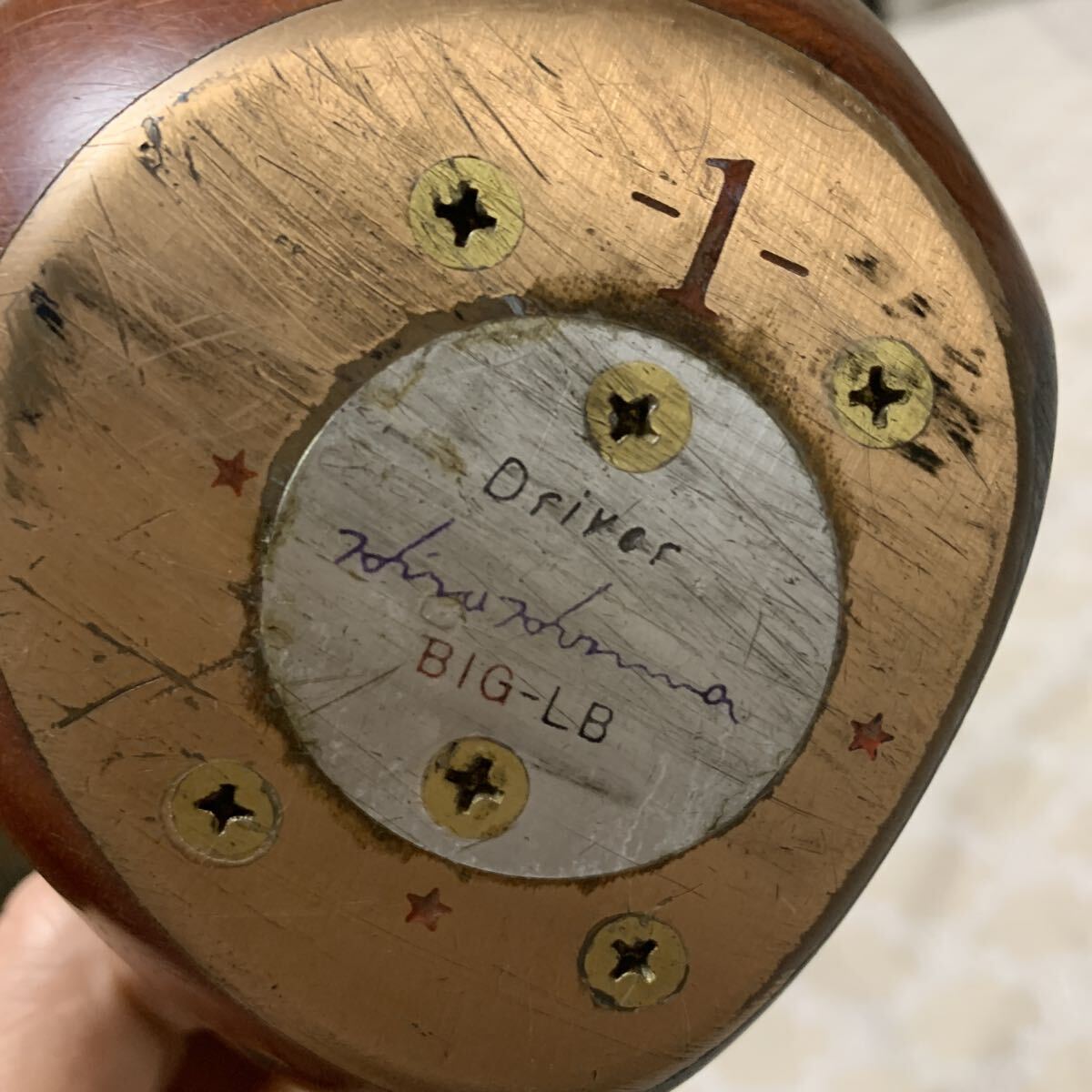  Honma Golf HONMABIG-LB1Driverpa-simonPERSIMMON OIL HARDENED SUPERLIGHTTITANIUMCARBON б/у товар S-2HIGH TrajectoryClub 1 номер железный 