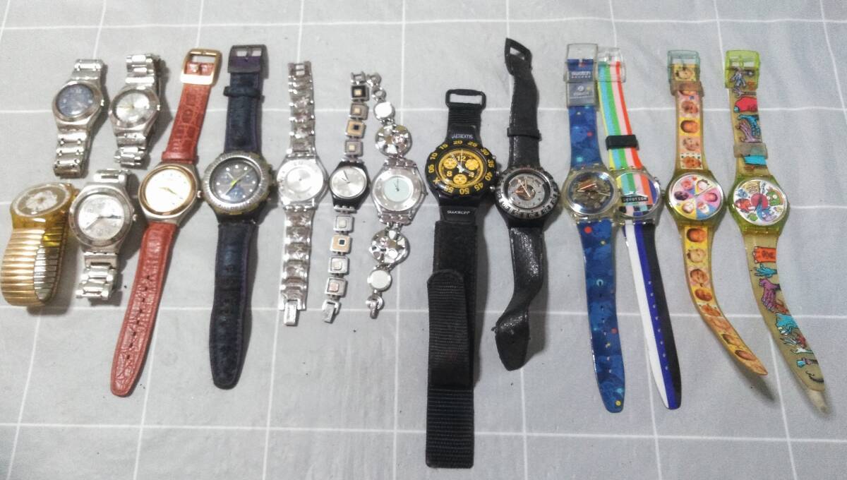 Yahoo!オークション -「ジャンク 時計」(その他) (SWATCH)の落札