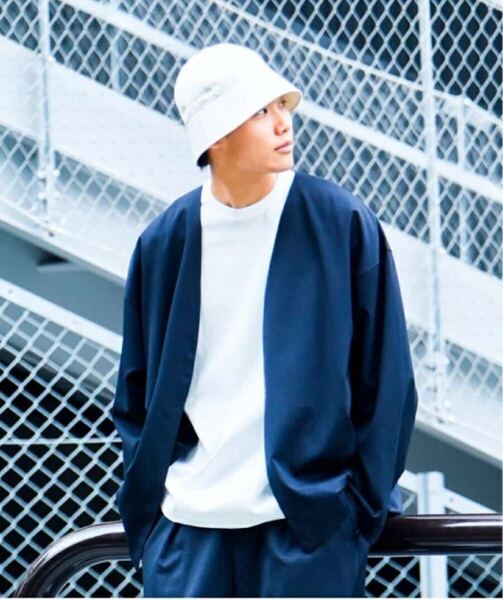 アメリカンラグシー セットアップ 定価約35000円 ML ネイビー ウール混 ジャケットパンツ American Rag Cie Setup Jacket M Pants L Navy