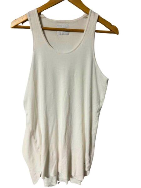 VICTIM & CO. タンクトップ L 白 日本製 コットン100% 無地 ミニマルデザイン Tank Top White Made in Japan Cotton 100% Minimal Design
