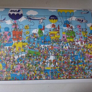 ANA ジグソーパズル 全日空 ノベルティ 子供用 キッズ 飛行機