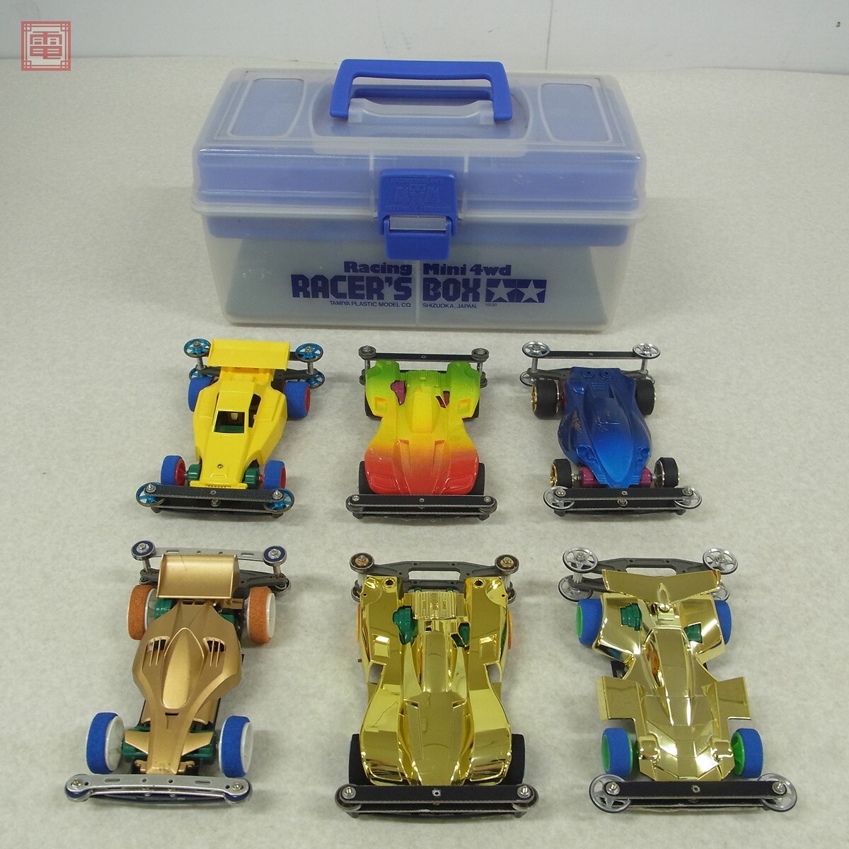 『中古』ミニ四駆 セット スーパーレーサーズボックス(スモーク) Yahoo!オークション -「スーパーレーサーズボックス」(ミニ四駆
