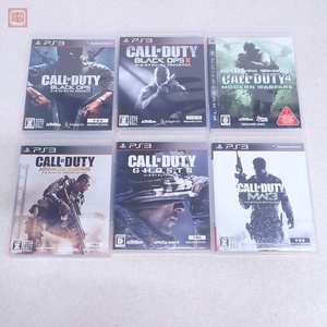動作保証品 PS3 コール オブ デューティ ブラックオプス/II/モダン・ウォーフェア 等 まとめて 6本set スクウェア・エニックス 箱説付【10