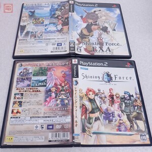 動作保証品 PS2 シャイニングフォース イクサ/ネオ 計 2本セット 箱説ハガキ付【PP