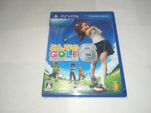 PSVITA 新品未開封 みんなのGOLF 6 EVERYBODY'S GOLF みんなのゴルフ みんゴル