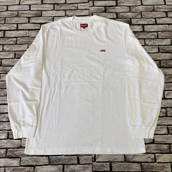 極美品★SUPREME シュプリーム★Small Box Logo L/S スモールボックスロゴロングスリーブTシャツ カットソー