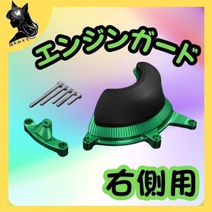 【エンジンカバー】 BIKERS バイカーズ エンジンガード 右側 グリーン BK-H1003-GRN 独創的 美しいカラー 精巧 装飾