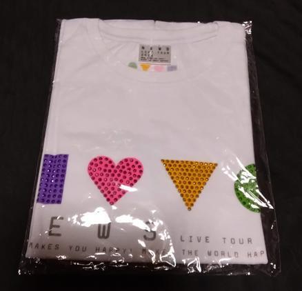 【未開封】NEWS LIVE TOUR 2013 ツアーTシャツ 小山慶一郎 増田貴久 まっすー 加藤シゲアキ 手越祐也