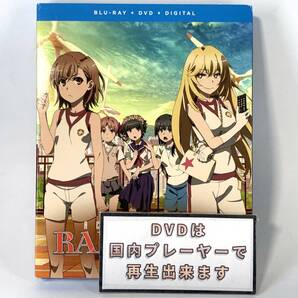 【送料無料】 新品 とある科学の超電磁砲T 前半 1話〜12話まで Blu-ray+DVD 北米版 ブルーレイ