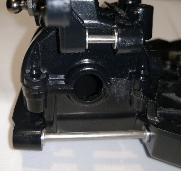 タミヤ TAMIYA TT-02 MB-01 BT-01 用 サスピン 変換 セット lower pin shaft Φ3 ラジドリ シャフト ロアアーム lowerarm