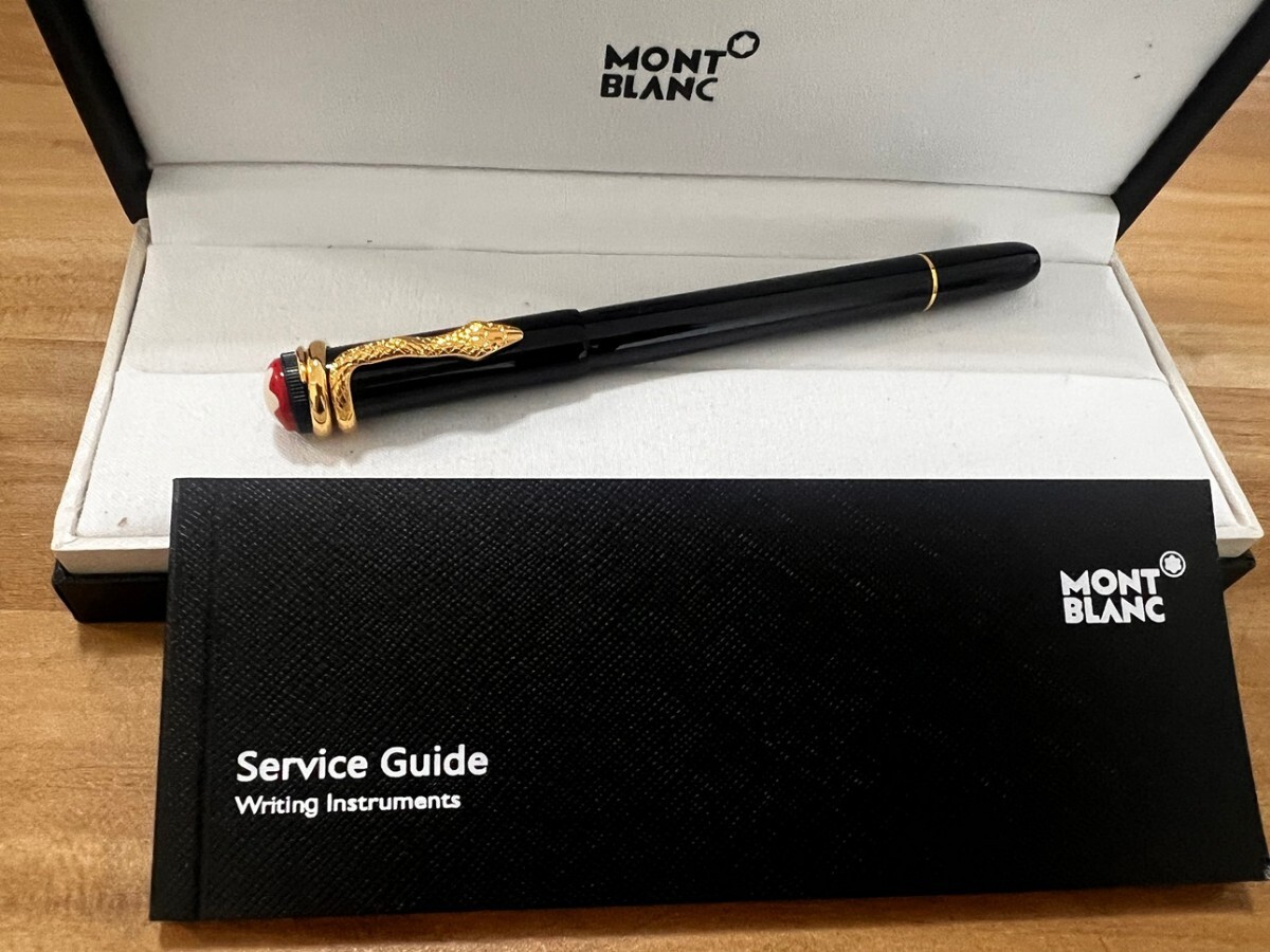 ◾️極美品◾️モンブラン クラシック ボールペン ◾️未使用保管品◾️黒／金◾️ 極美品□MONTBLANC モンブラン マイスターシュテュック