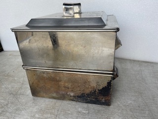 中古美品　業務用　ステンレス製蒸し器 蓋付き Yahoo!オークション -「業務用 角蒸し器」の落札相場・落札価格