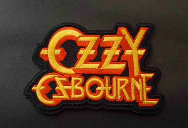 《黄赤黒OO音楽》■新品『ozzy osbourne /オジー・オズボーンバンド』 刺繍ワッペン(パッチ) ■ミュージック 音楽 楽器 仲間 ■激渋