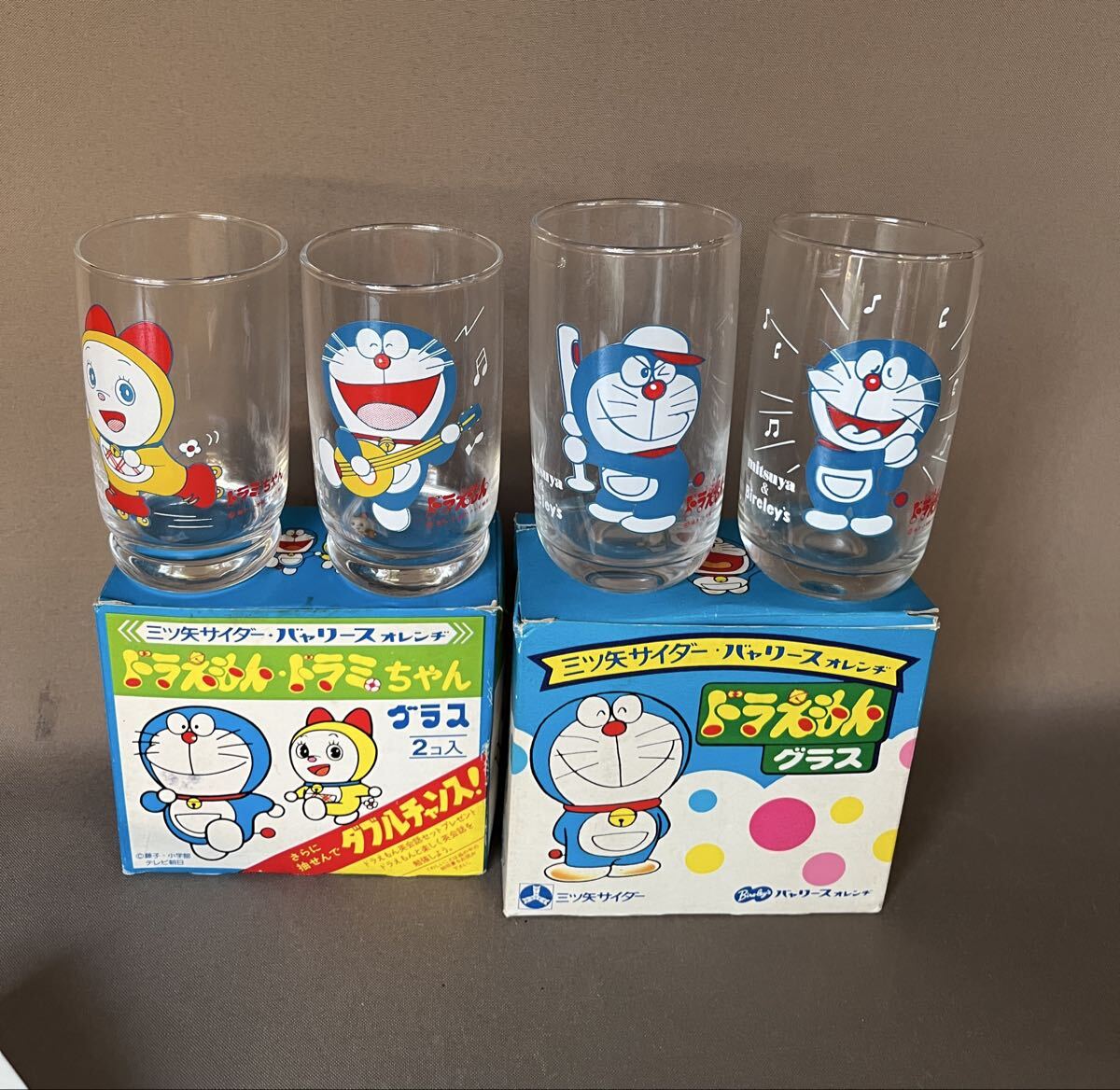 ドラえもん レトロ グラス 2個セット×11箱+グラスのみ6本 2025年最新】Yahoo!オークション -ドラえもん グラスの中古品
