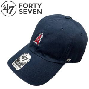 47 キャップ フォーティーセブン ブランド 帽子 ベースランナー エンゼルス ネイビー クリーンナップ 柔らか 47BRAND BASERUNNER 新品