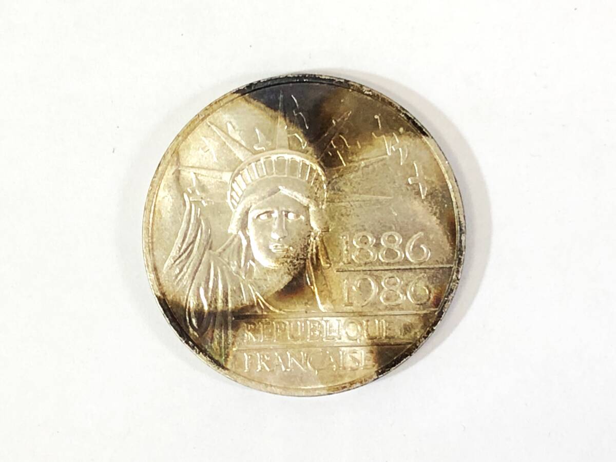 1986年 アメリカ 自由の女神 100年祭 銀貨 本物保証 Yahoo!オークション -「自由の女神100年」の落札相場・落札価格