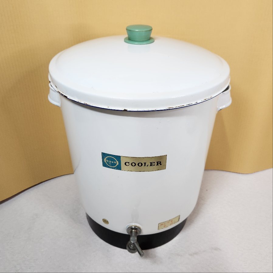 値下げホーロー　アンティーク　ウォータークーラー　ジャグ　サーバー　キャニスター 値下げホーロー アンティーク ウォータークーラー ジャグ