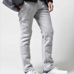 防風or保温抜群/WindStopperウインドストッパー/nano universeナノユニバース×Championチャンピオン/別注コラボ/スウェットパンツ/グレー