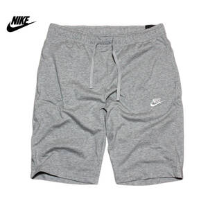 【新品】ナイキ クラブ ジャージー ショーツ【063:灰】S ハーフパンツ ショーパン スウェット トレーニング ジム NIKE 家 自宅 部屋着