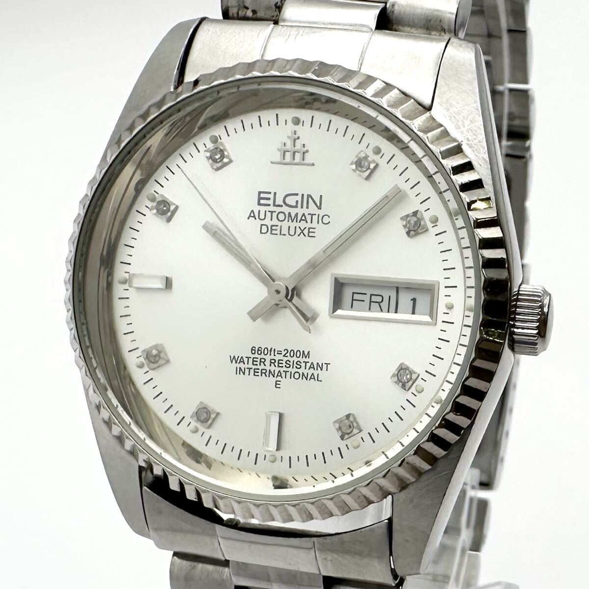 ELGIN 自動巻き時計 シルバー 超美品 2025年最新】Yahoo!オークション -エルジン 自動巻きの中古品