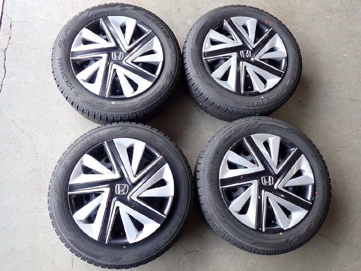 【ホンダ】GKフィット グレイス シャトル 純正スチールホイール 15x6J 4-100 +50 ハブ56☆4本セット 30809-10 検)インサイト ホンダGKフィット グレイス シャトル 純正スチールホイール 15x6J 4