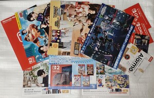 Nintendo Switch2 ニンテンドーマガジン+マリオカートワールド+ドンキーコングバナンザ+Pokemon LEGENDS Z-A ポケモンレジェンズ+他チラシ