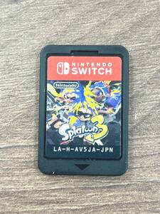 ♭H101162:Nintendo 任天堂 ニンテンドー スイッチ Switch ソフト splatoon3 スプラトゥーン3 ソフトのみ ※動作未確認のためジャンク扱い
