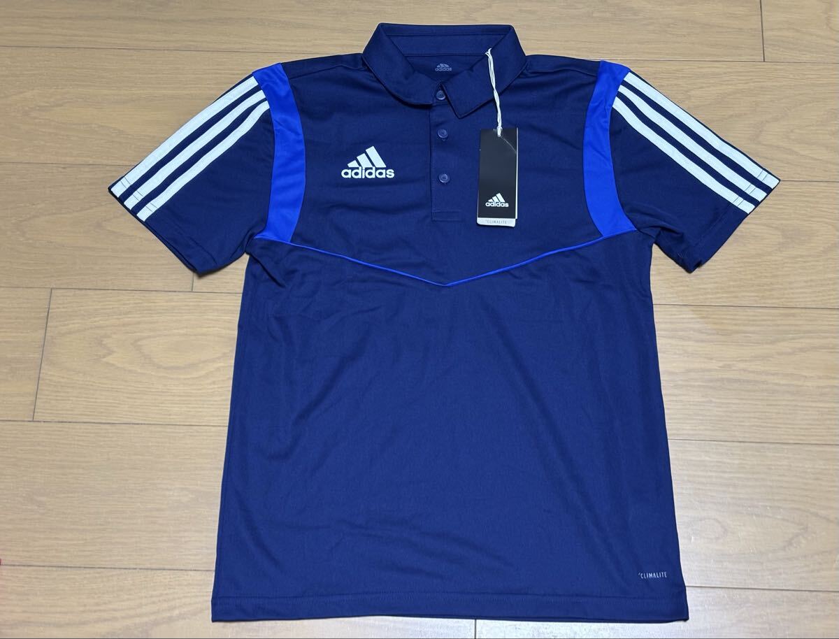 アディダス ポロシャツ Lサイズ ブラック【新品未使用】 adidas ポロシャツ オールブラックス エッセンシャルズ ワッフル