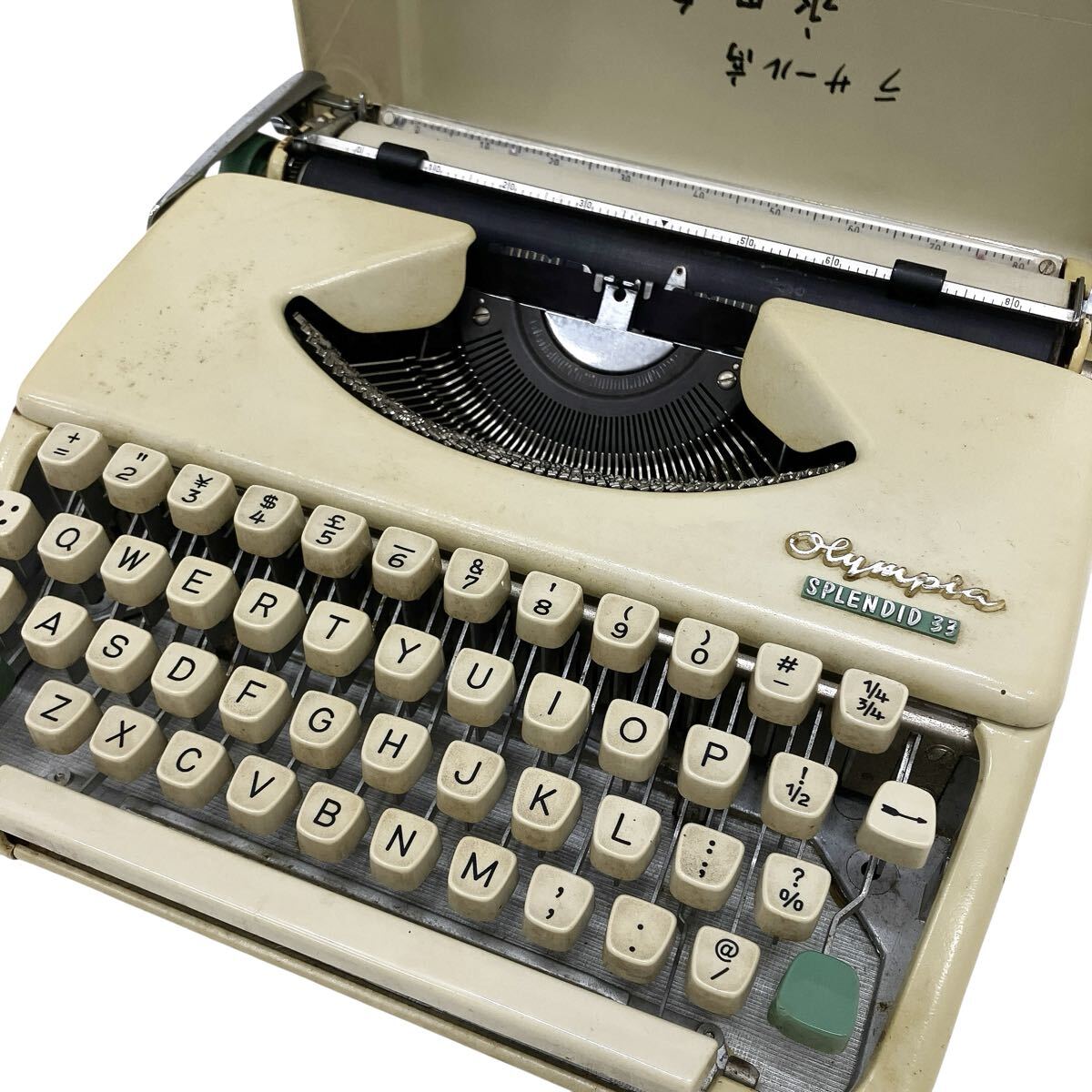 70年代ヴィンテージ! OLYMPIA社製タイプライター 希少品 2025年最新】Yahoo!オークション -タイプライター olympiaの中古