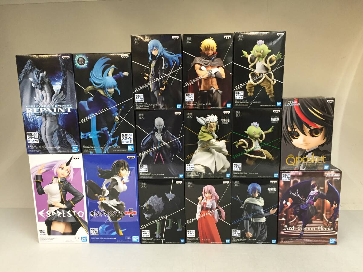 【新品未開封】転スラ　プライズフィギュア　17体セット ※送料無料 新品未開封】転スラ プライズフィギュア 17体セット ※送料無料