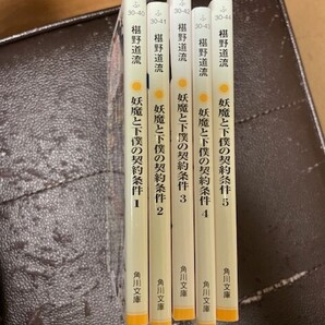 妖魔と下僕の契約条件 1〜5(角川文庫) 椹野 道流