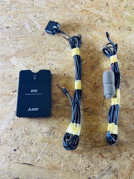 ETC車載器/EP-9U716VB/アンテナ分離型/音声案内/動作確認済み/軽自動車取り外し/三菱電機