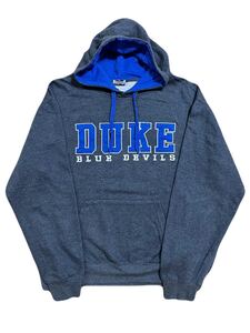 古着 DUKE BLUE DEVILS デューク大学 ブルーデビルズ NCAA スウェット パーカー XL ダークグレー NBA ヴィンテージ